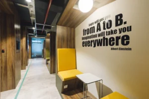 sanal ofis ortak alanı – modern, rahat ve işlevsel çalışma ortamı.